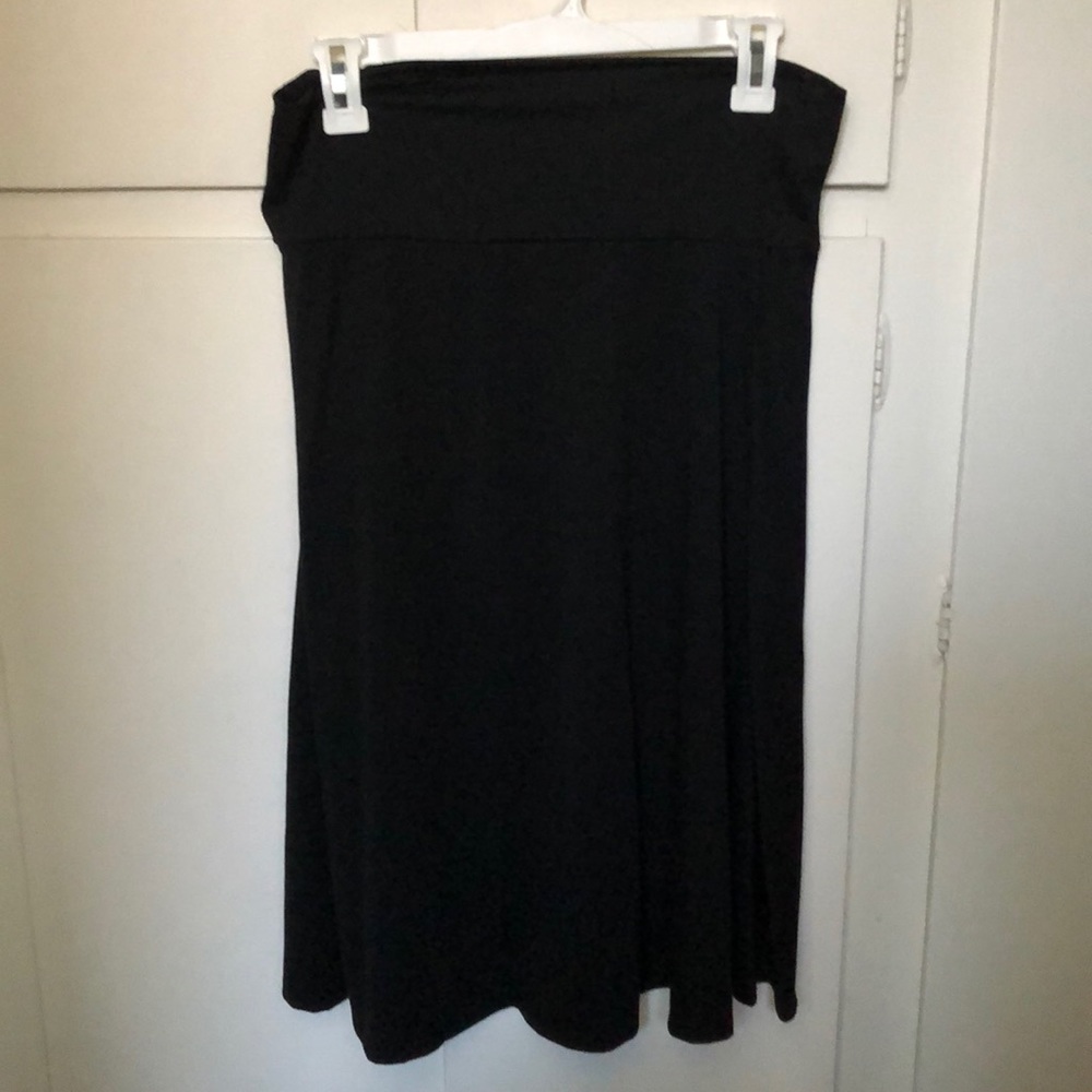 LulaRoe BLACK Azure size large